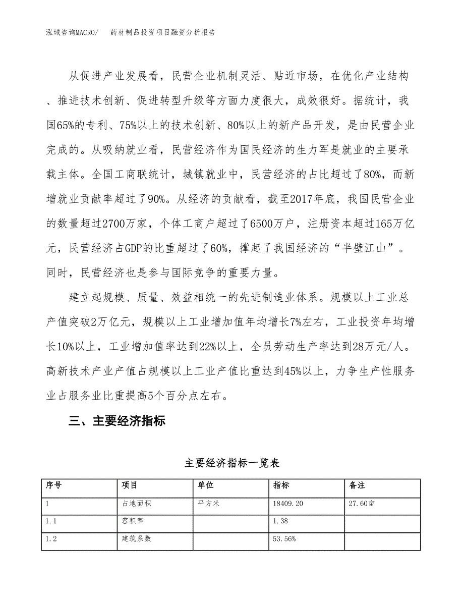 药材制品投资项目融资分析报告.docx_第4页