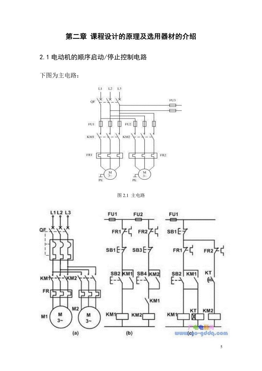 基于PLC的两台电动机顺序启动顺序停止控制设计概要_第5页