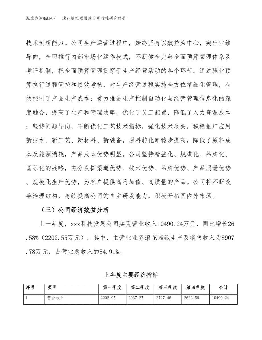 滚花墙纸项目建设可行性研究报告.docx_第5页