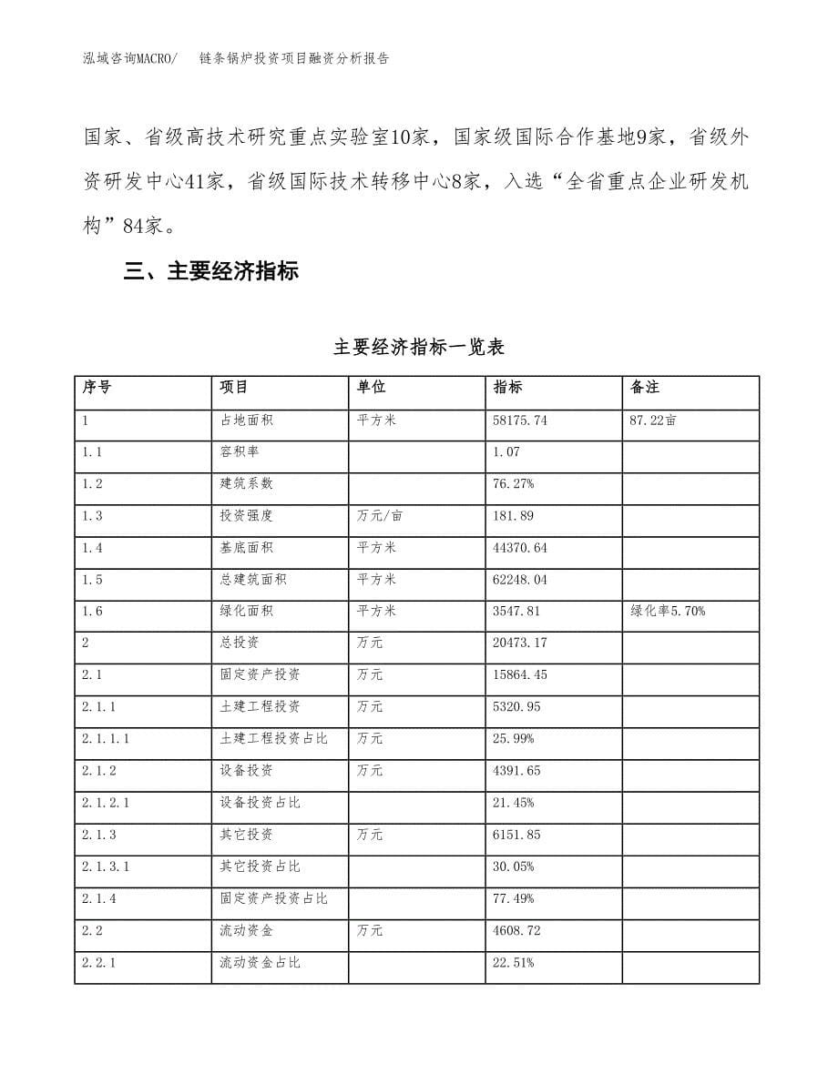 链条锅炉投资项目融资分析报告.docx_第5页