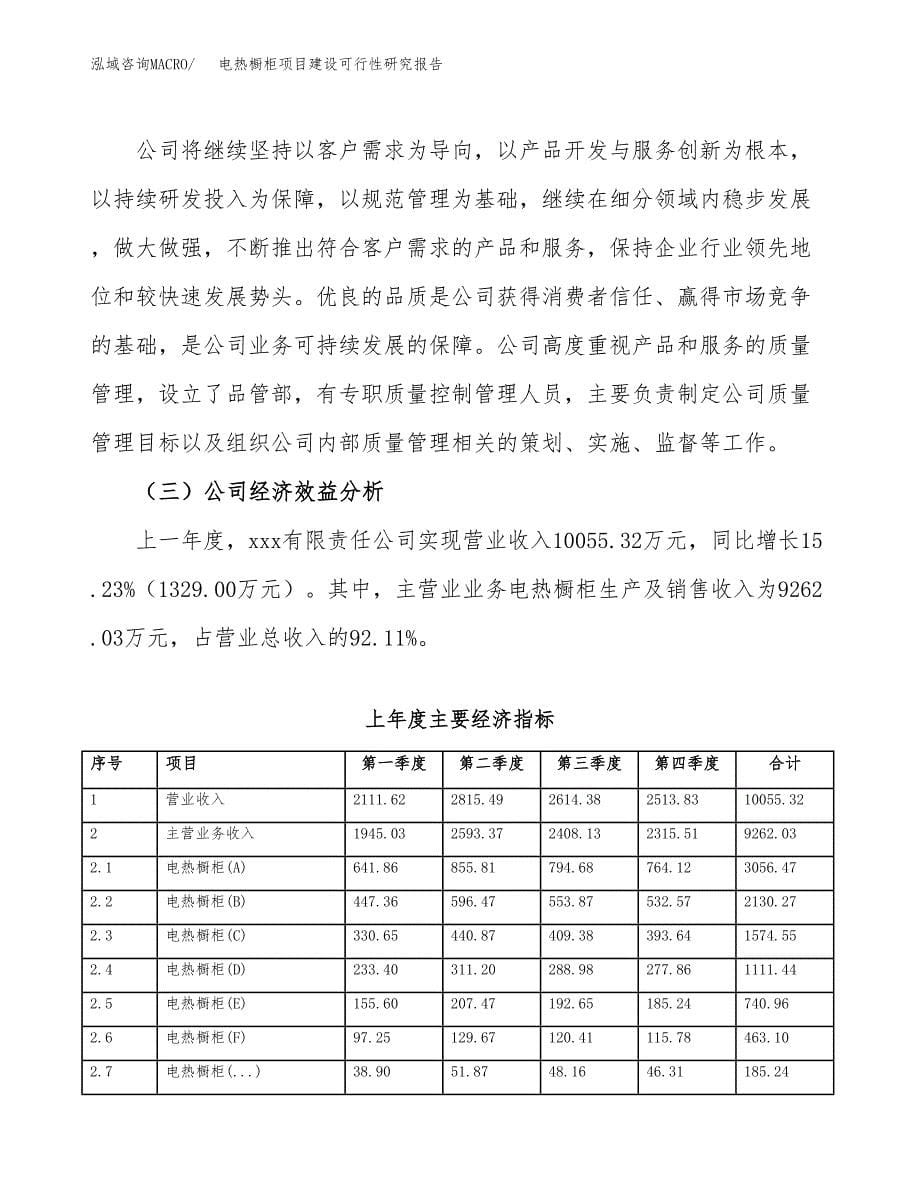 电热橱柜项目建设可行性研究报告.docx_第5页