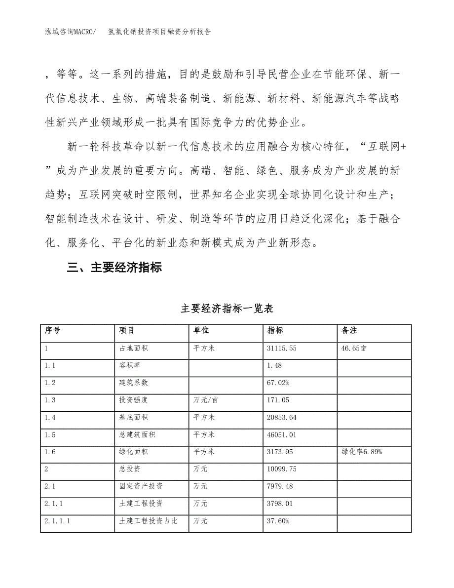 氢氯化钠投资项目融资分析报告.docx_第5页