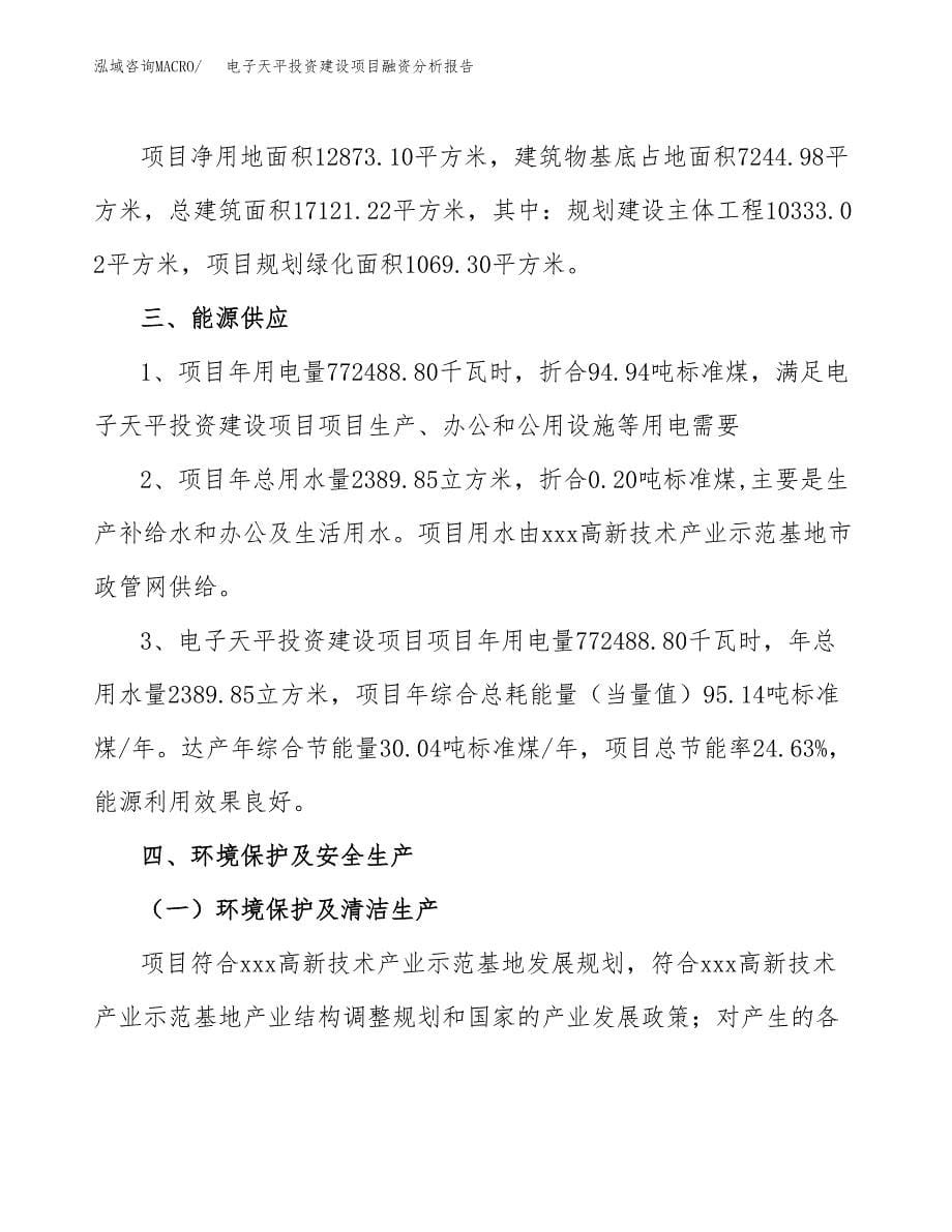 电子天平投资建设项目融资分析报告.docx_第5页