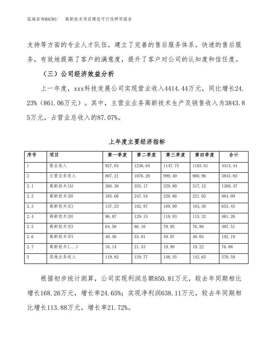 高新技术项目建设可行性研究报告.docx_第5页