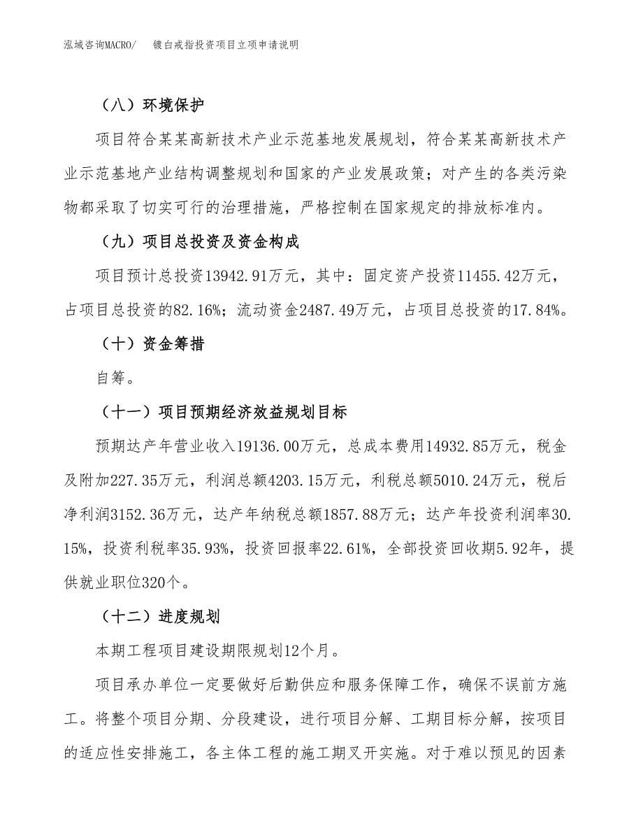 镀白戒指投资项目立项申请说明.docx_第5页