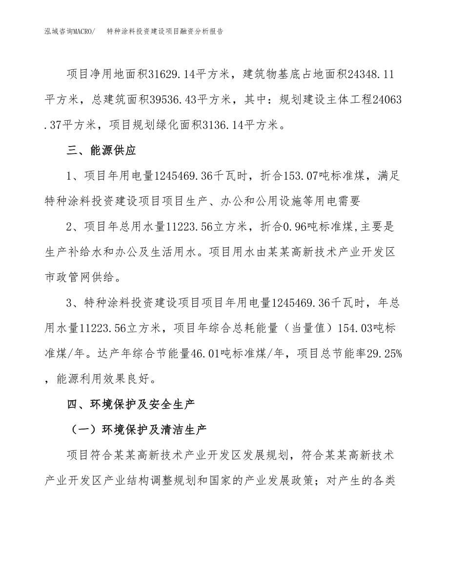 特种涂料投资建设项目融资分析报告.docx_第5页