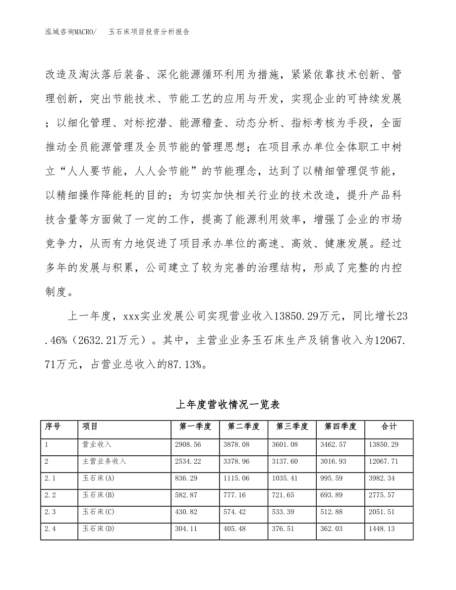 玉石床项目投资分析报告（总投资12000万元）（52亩）_第3页