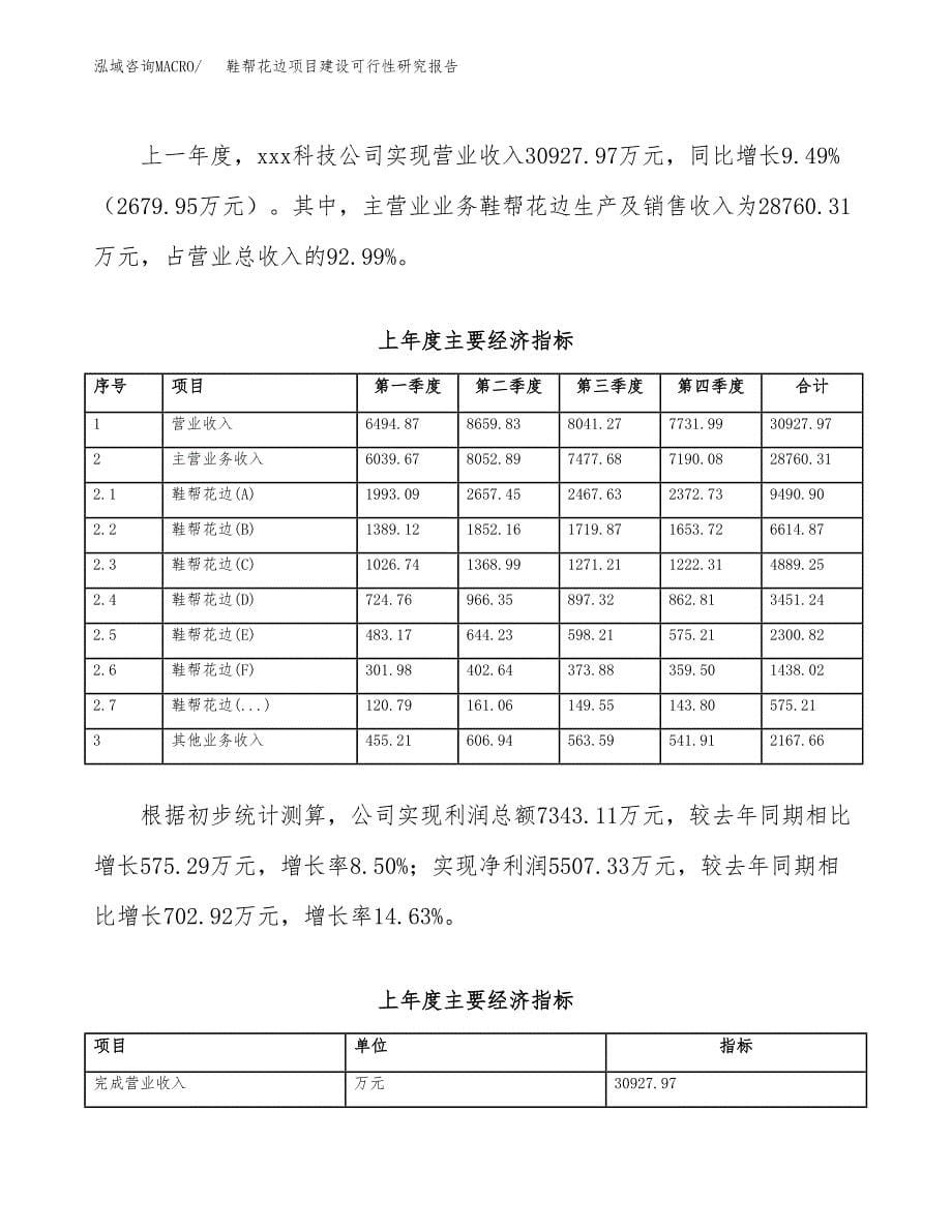 鞋帮花边项目建设可行性研究报告.docx_第5页