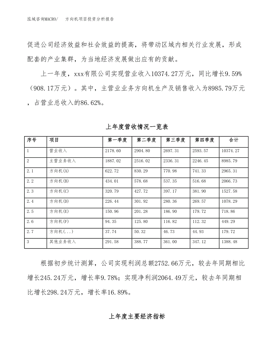 方向机项目投资分析报告（总投资13000万元）（68亩）_第3页