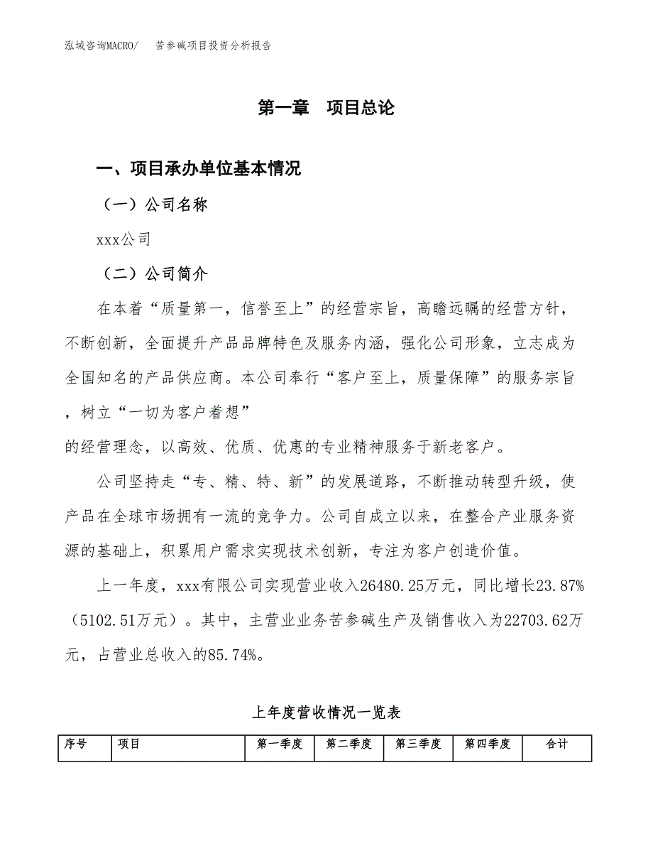 苦参碱项目投资分析报告（总投资16000万元）（61亩）_第2页