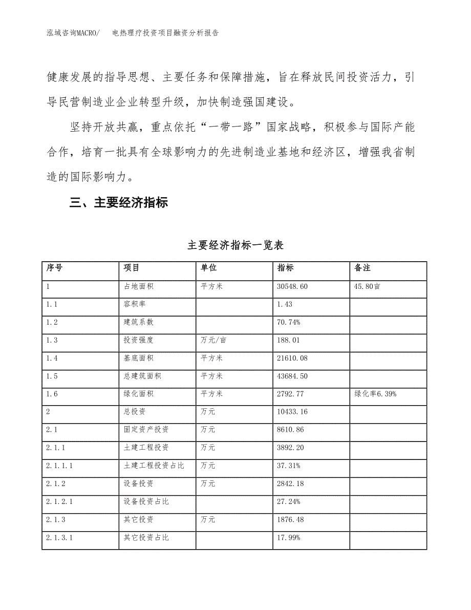 电热理疗投资项目融资分析报告.docx_第5页