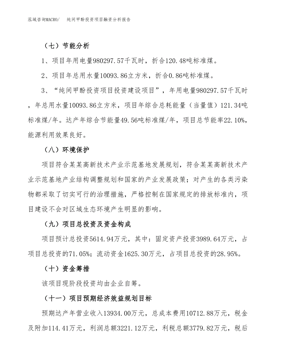 纯间甲酚投资项目融资分析报告.docx_第2页