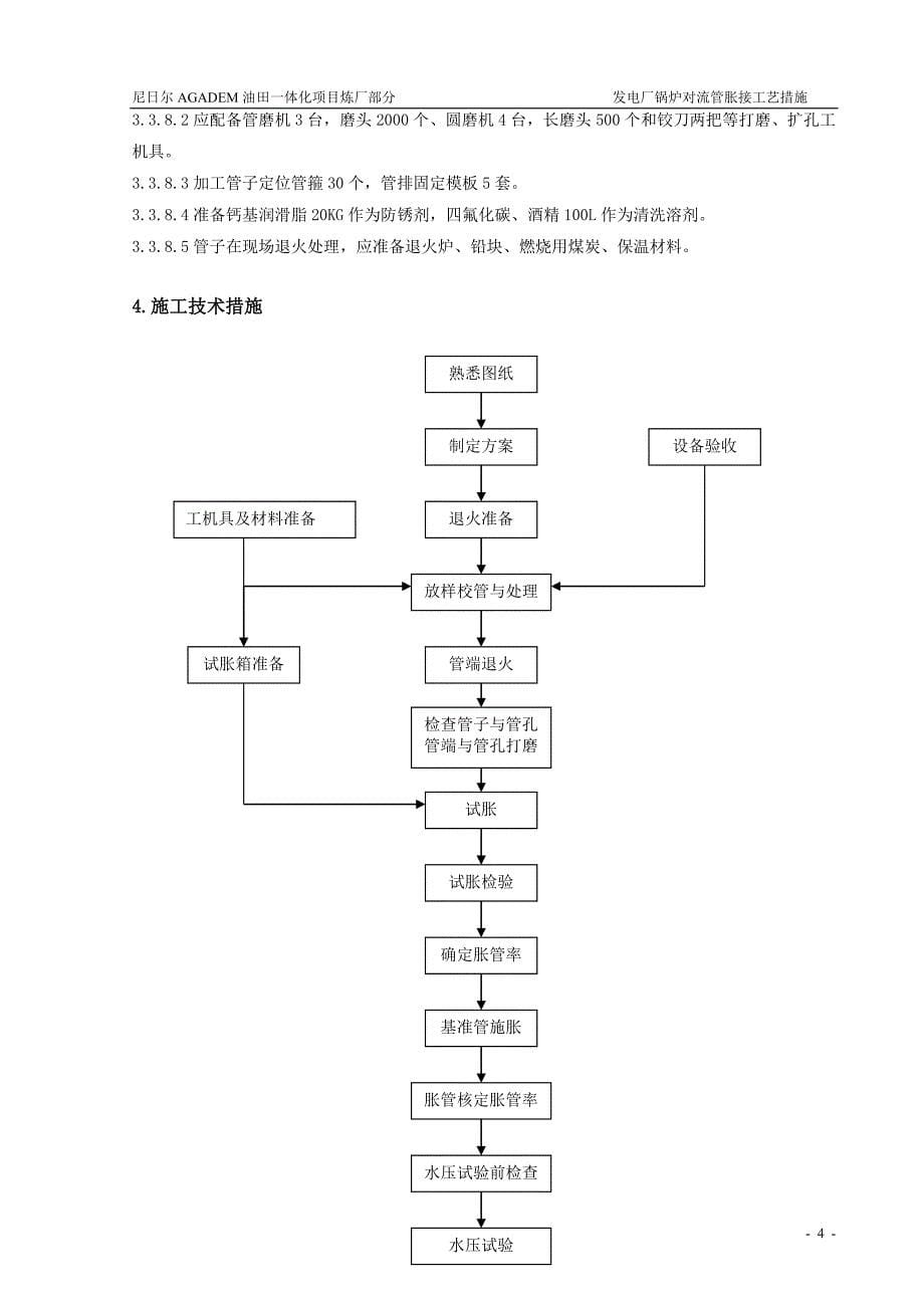 锅炉对流管胀接施工方案._第5页