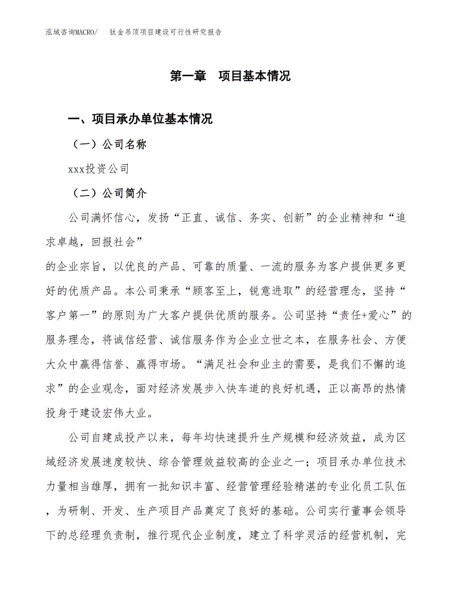 钛金吊顶项目建设可行性研究报告.docx_第4页