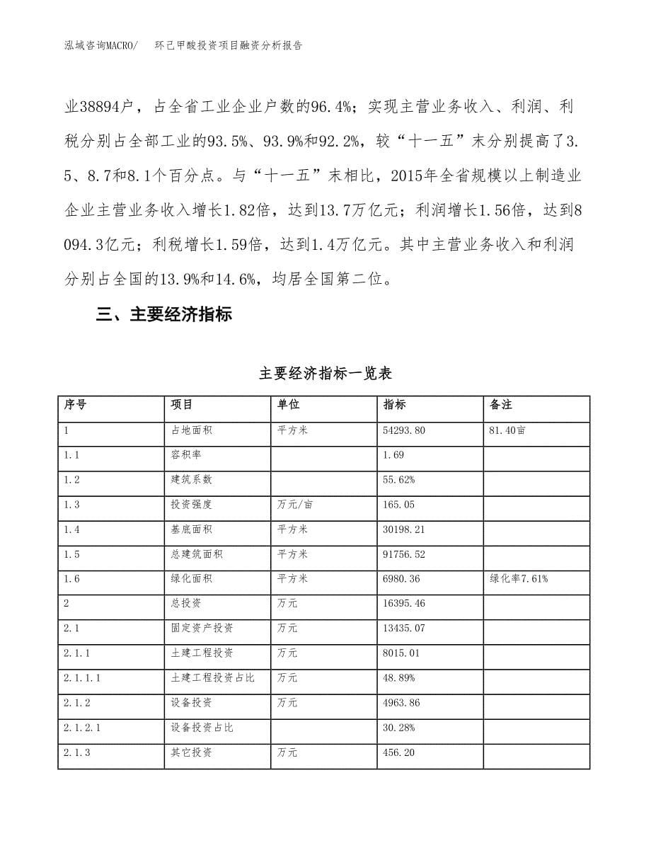 环己甲酸投资项目融资分析报告.docx_第5页