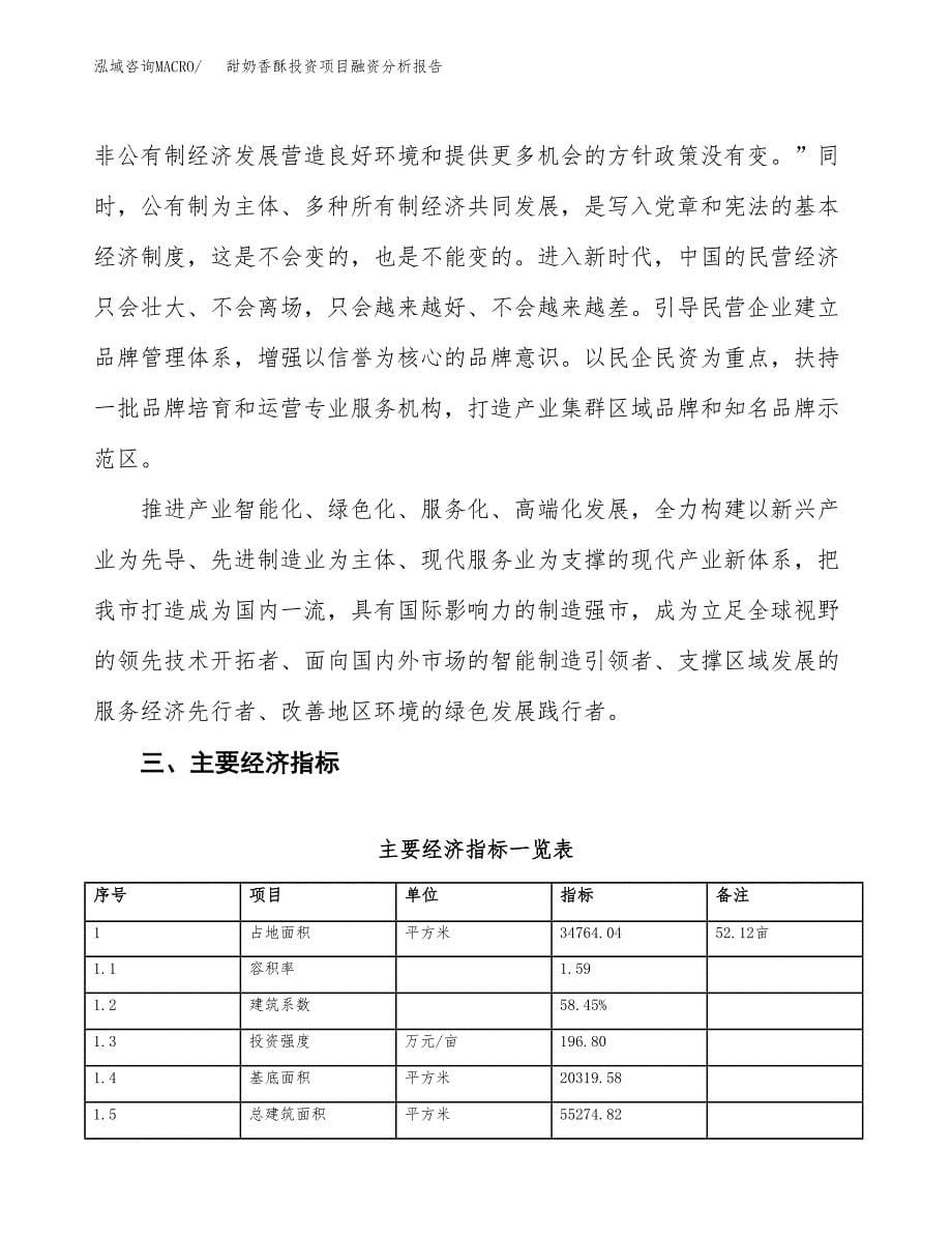 甜奶香酥投资项目融资分析报告.docx_第5页