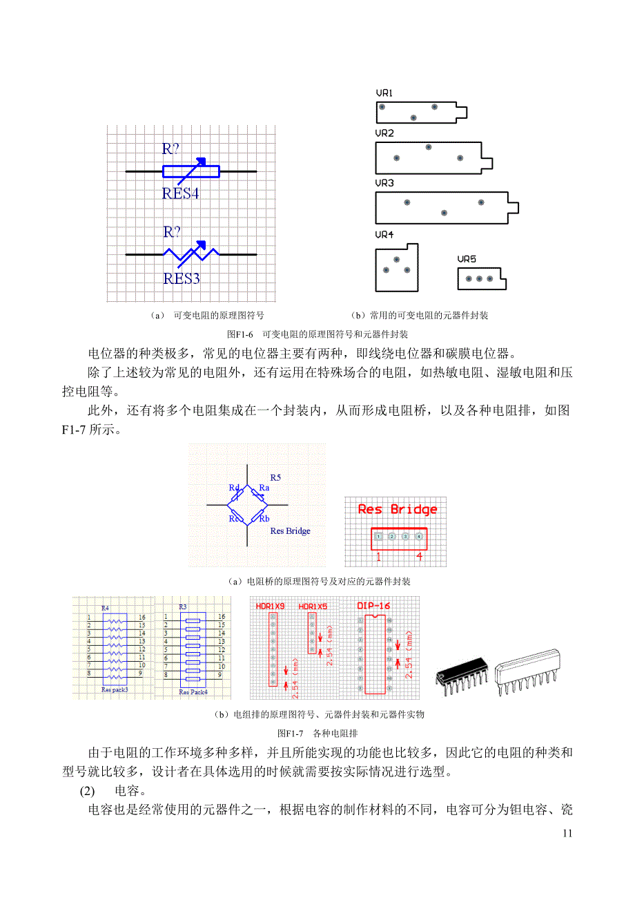 常用元器件的原理图符号和元器件封装讲解_第4页