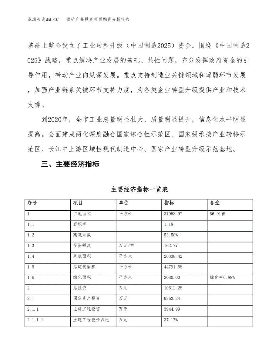 镍矿产品投资项目融资分析报告.docx_第5页