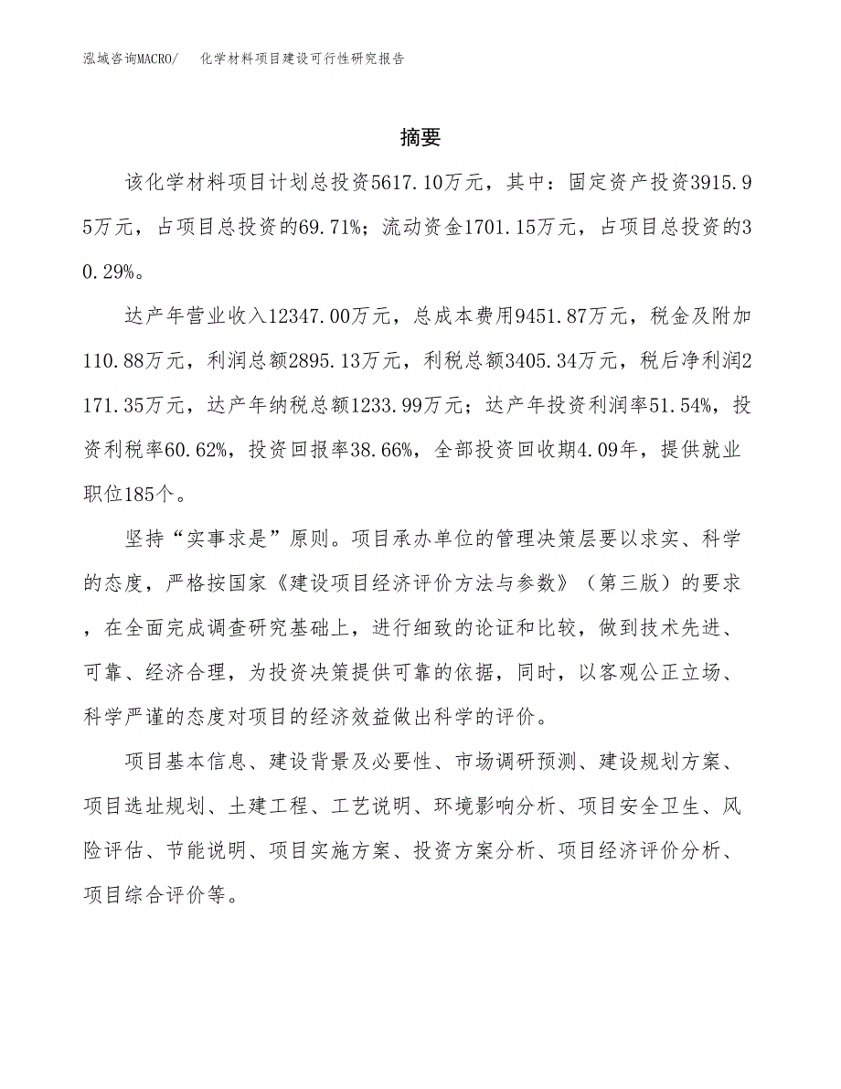 化学材料项目建设可行性研究报告.docx_第2页