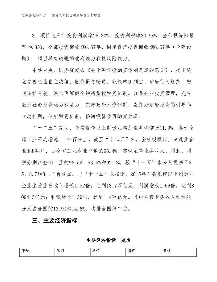 燃烧气体投资项目融资分析报告.docx_第4页