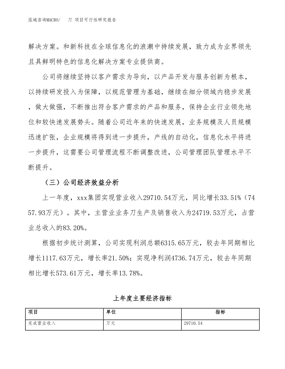 刀 项目可行性研究报告（总投资15000万元）（57亩）_第4页