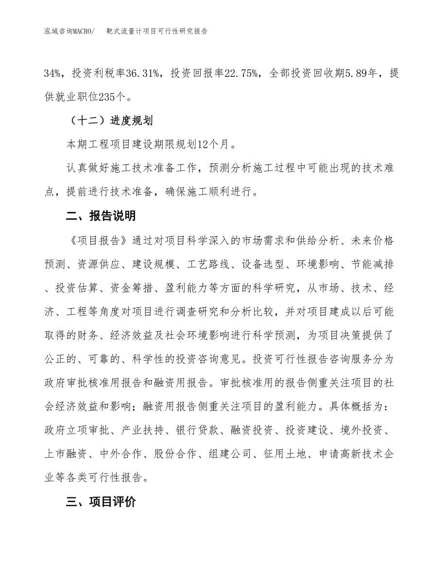 靶式流量计项目可行性研究报告（总投资11000万元）（53亩）_第5页