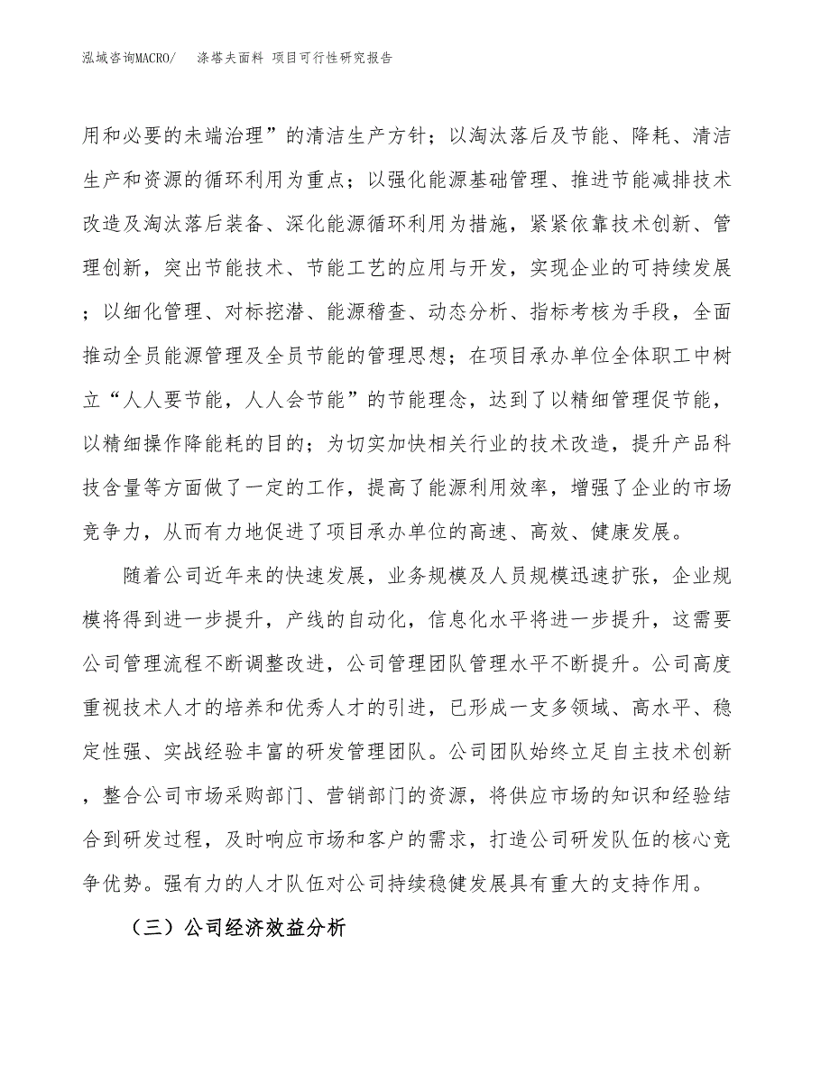 涤塔夫面料 项目可行性研究报告（总投资20000万元）（88亩）_第4页