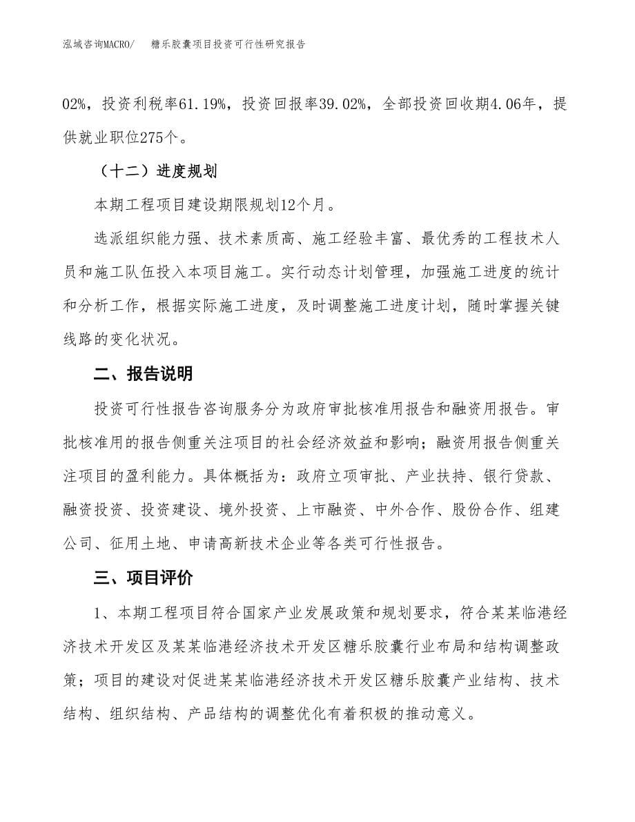 糖乐胶囊项目投资可行性研究报告.docx_第5页