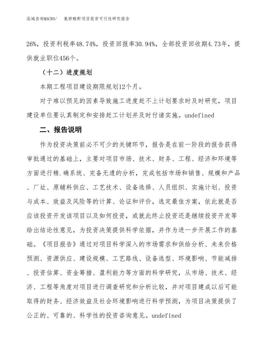 氯桥酸酐项目投资可行性研究报告.docx_第5页