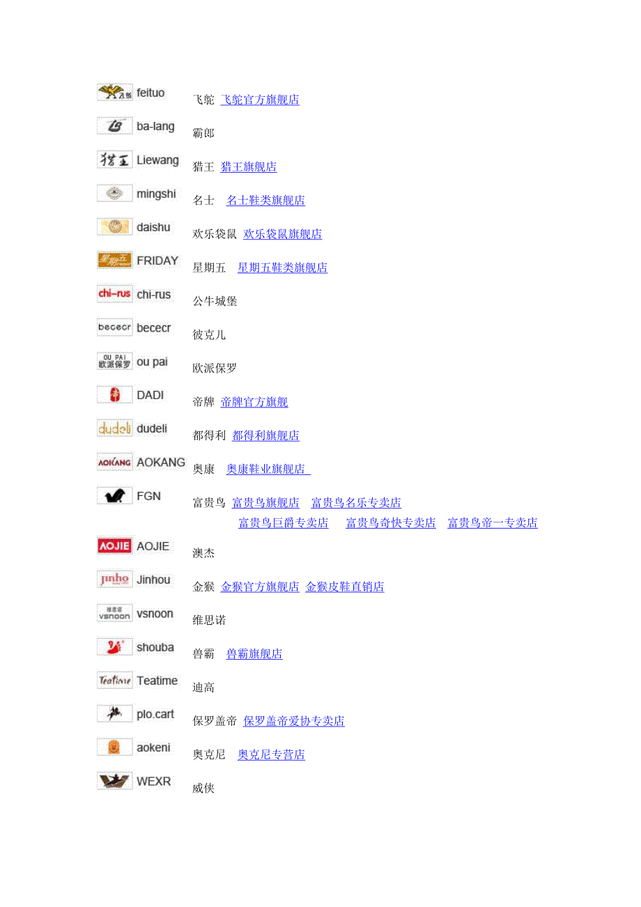 我国皮鞋品牌排行榜!运动鞋品牌排行榜!_第2页