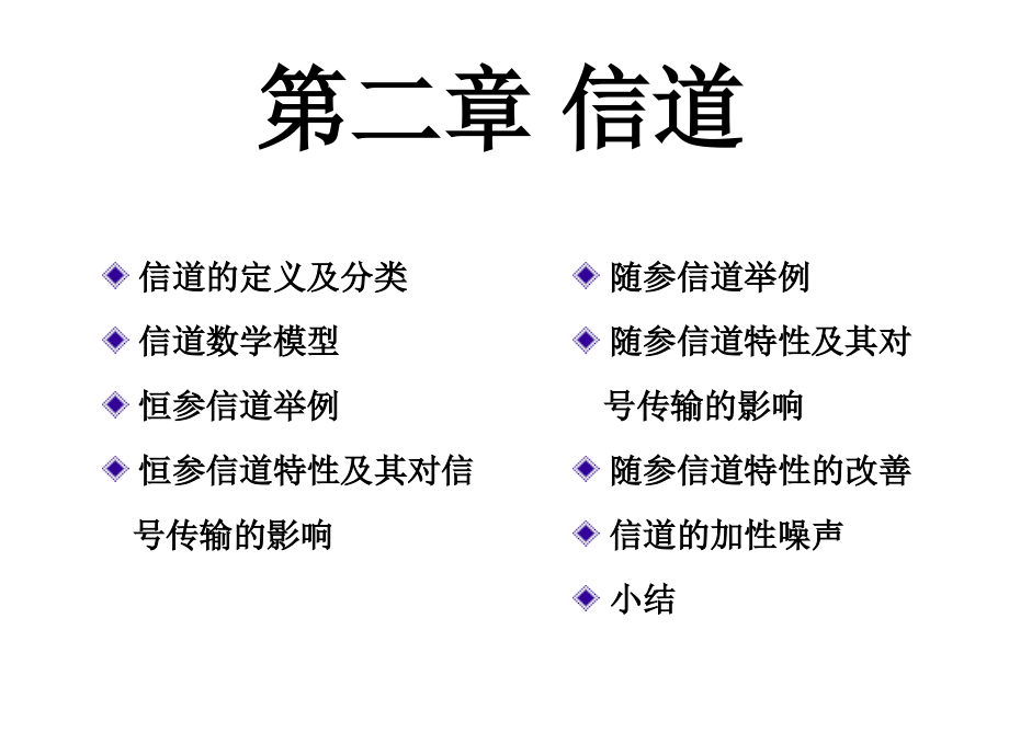 通信原理_第二章 信道讲解_第1页