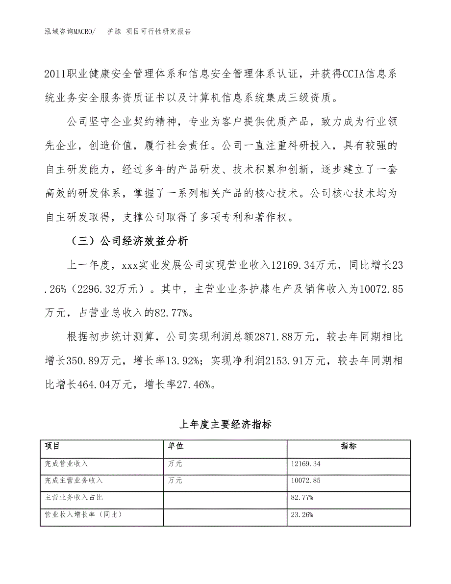 护膝 项目可行性研究报告（总投资6000万元）（25亩）_第4页