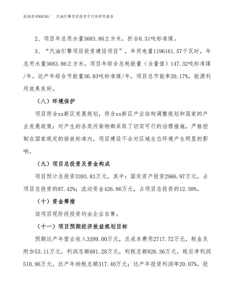 汽油引擎项目投资可行性研究报告.docx_第5页