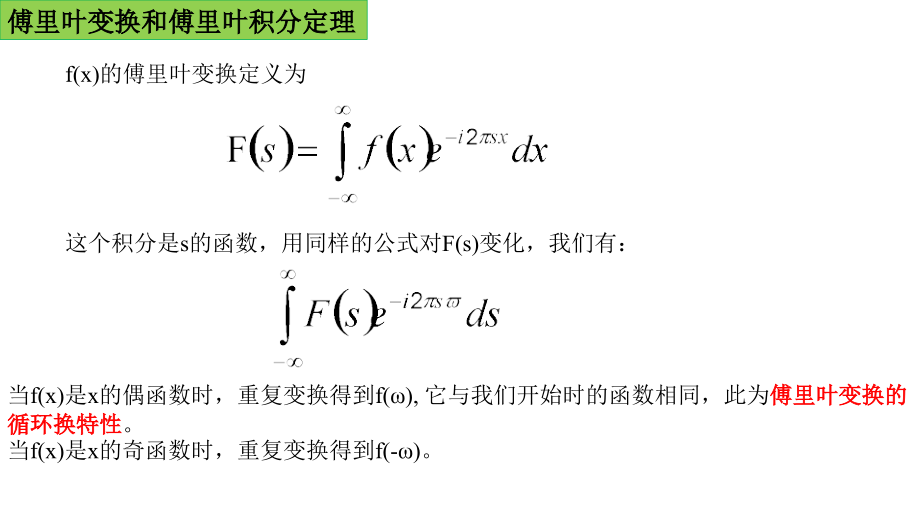 傅里叶变换及其应用自学ppt教材_第4页