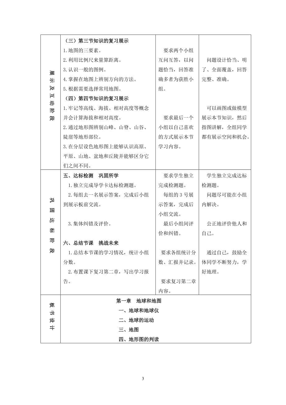 地理人教版初一上册第一单元地球和地图复习课_第3页