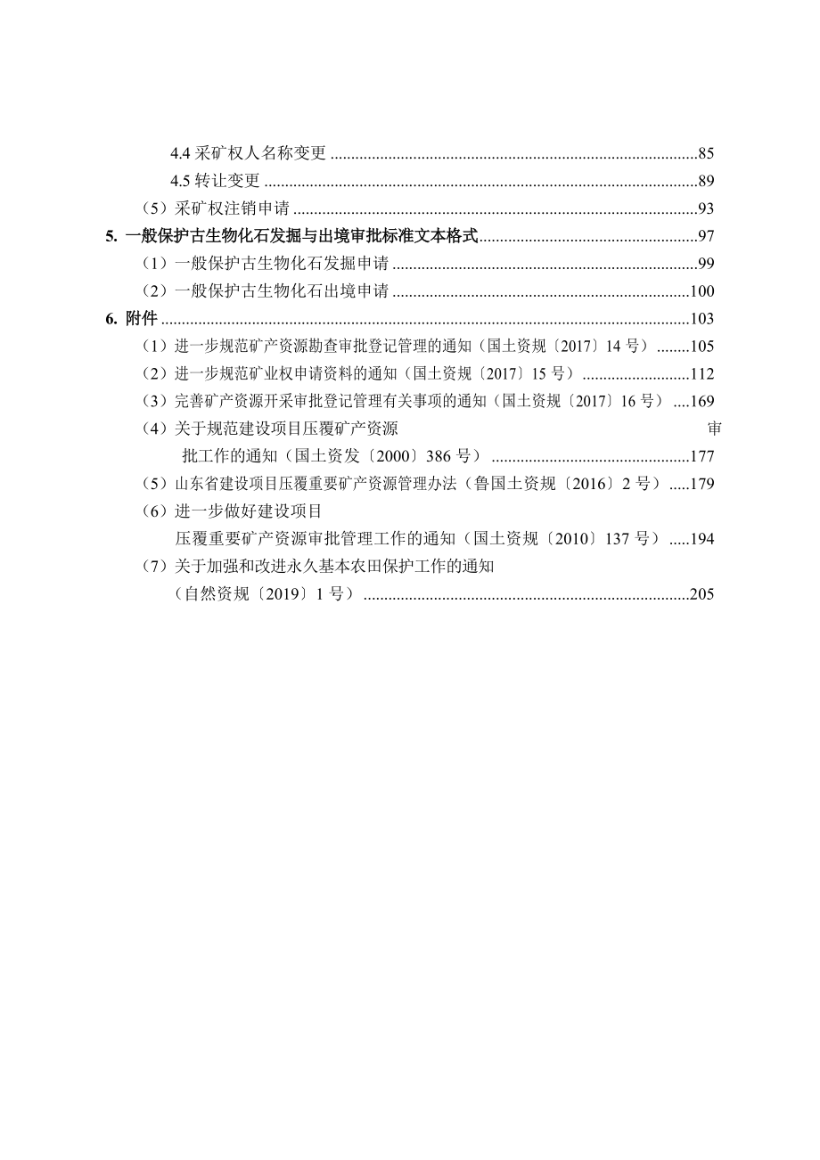 2019年最新版-行政许可事项标准文本格式（矿产资源卷）_第4页