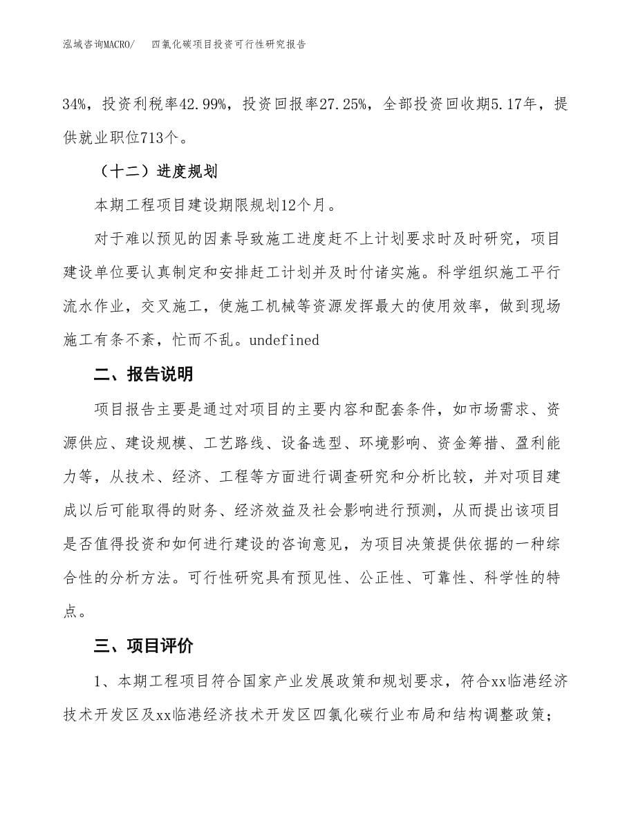 四氯化碳项目投资可行性研究报告.docx_第5页