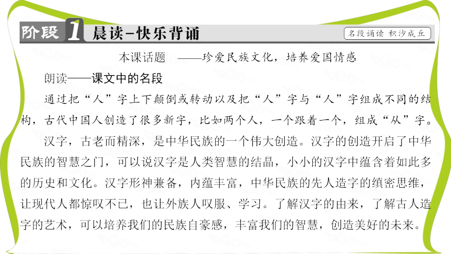 苏教版高中语文必修三课件：第1单元 语文存在的家园 汉字王国中的“人”_第2页