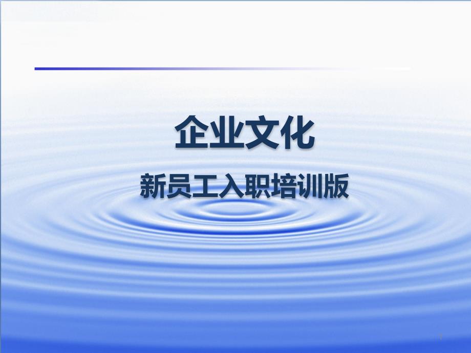 某公司企业文化及新员工入职_第1页