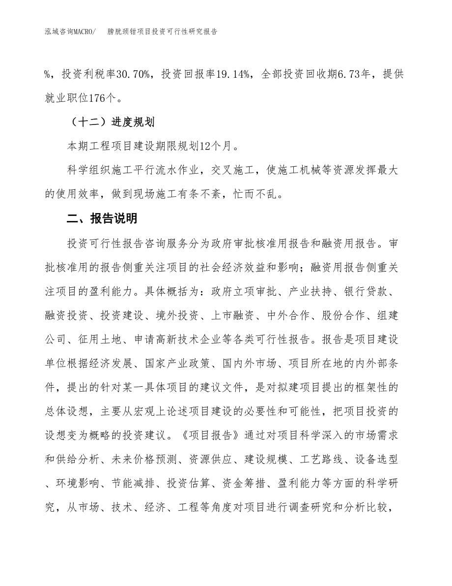 膀胱颈钳项目投资可行性研究报告.docx_第5页