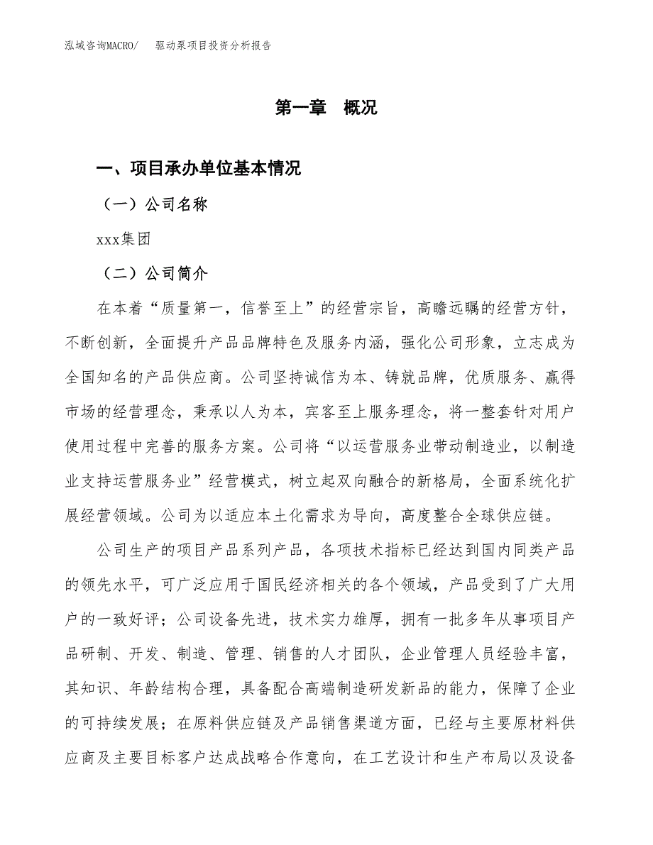 驱动泵项目投资分析报告（总投资5000万元）（17亩）_第2页