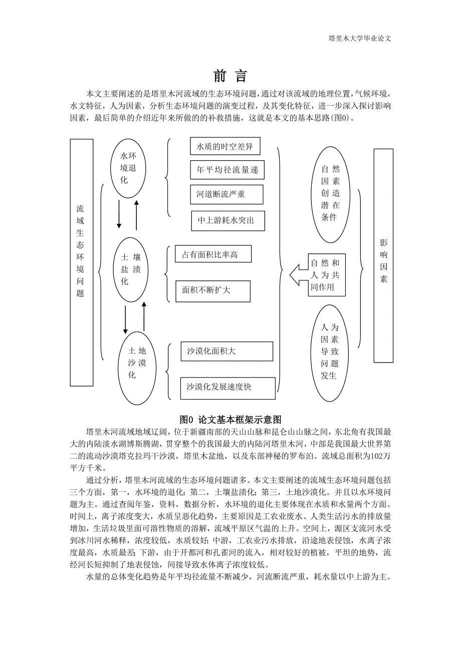 塔里木河流域生态环境问题及影响因素讲解_第5页