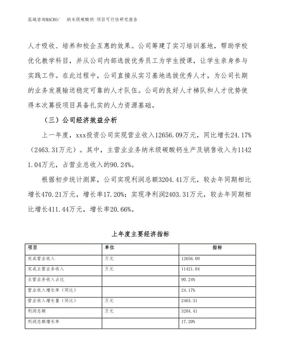 纳米级碳酸钙 项目可行性研究报告（总投资9000万元）（30亩）_第5页