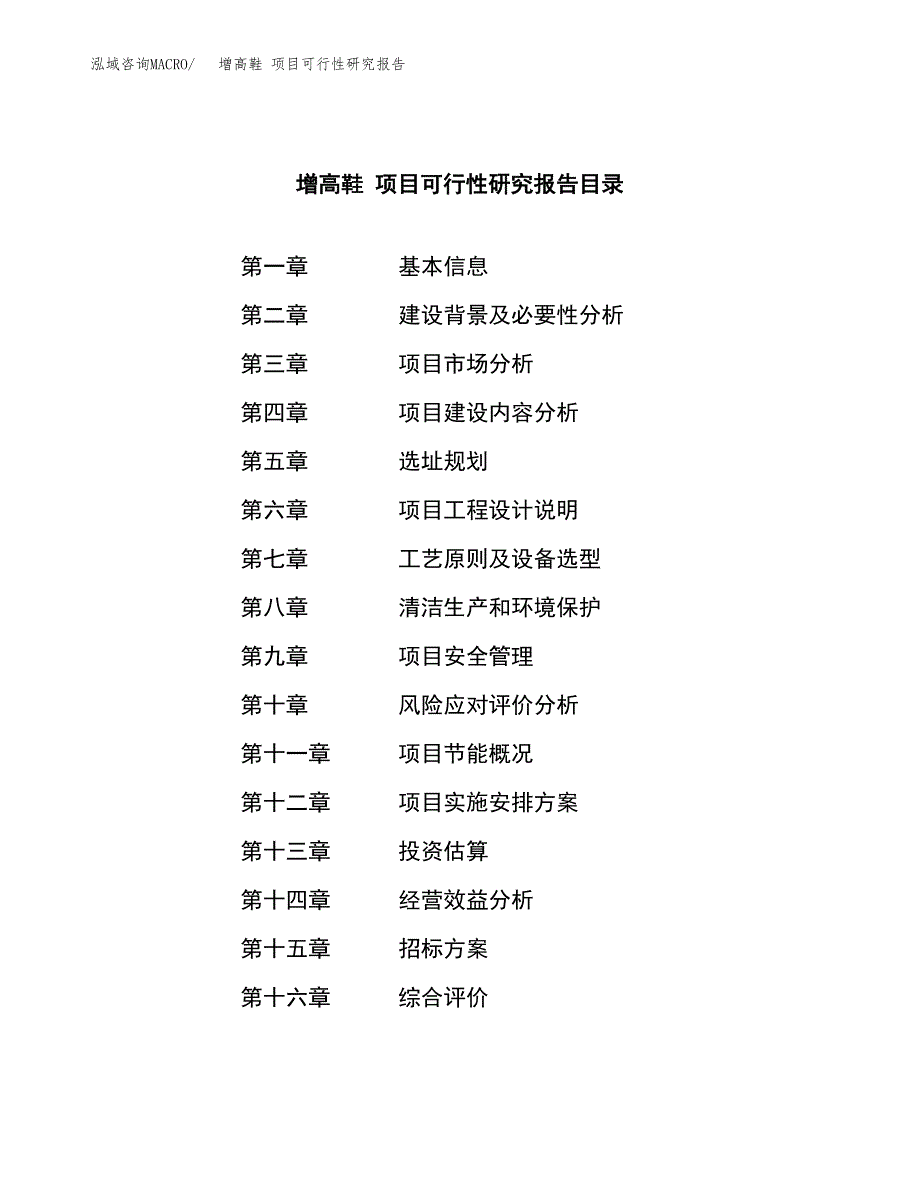 增高鞋 项目可行性研究报告（总投资16000万元）（65亩）_第2页