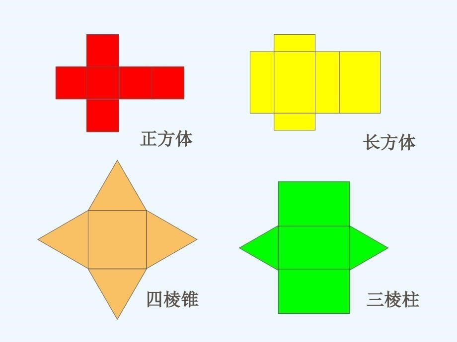 北师大版数学初一上册正方体展开与折叠_第5页