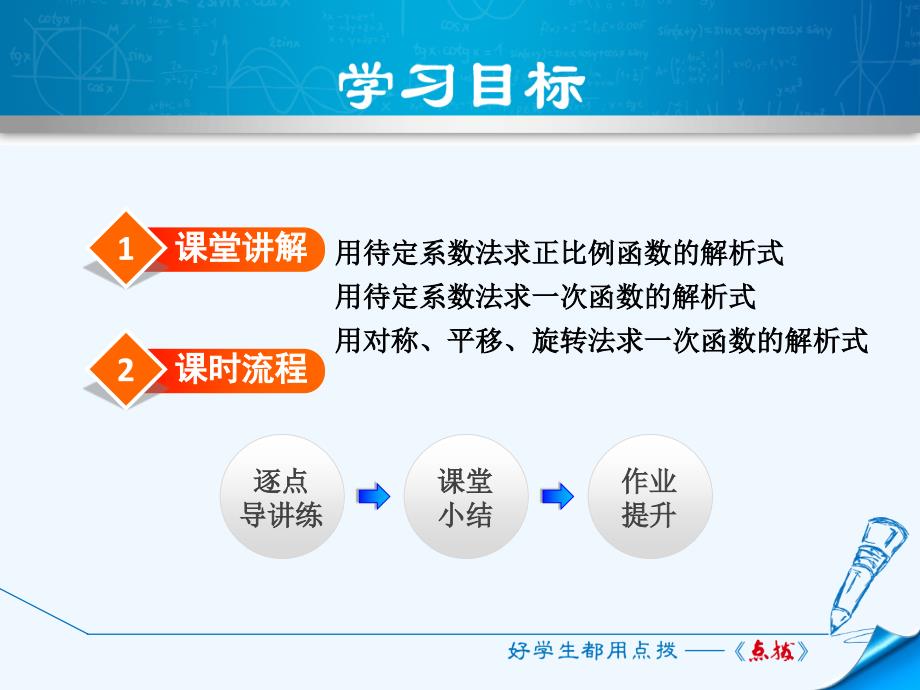 人教版数学初二下册一次函数解析式求法_第2页