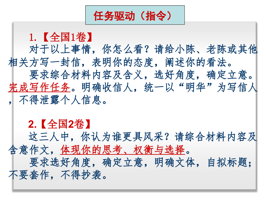 叙事体新材料任务驱动型作文(2016)解读_第4页