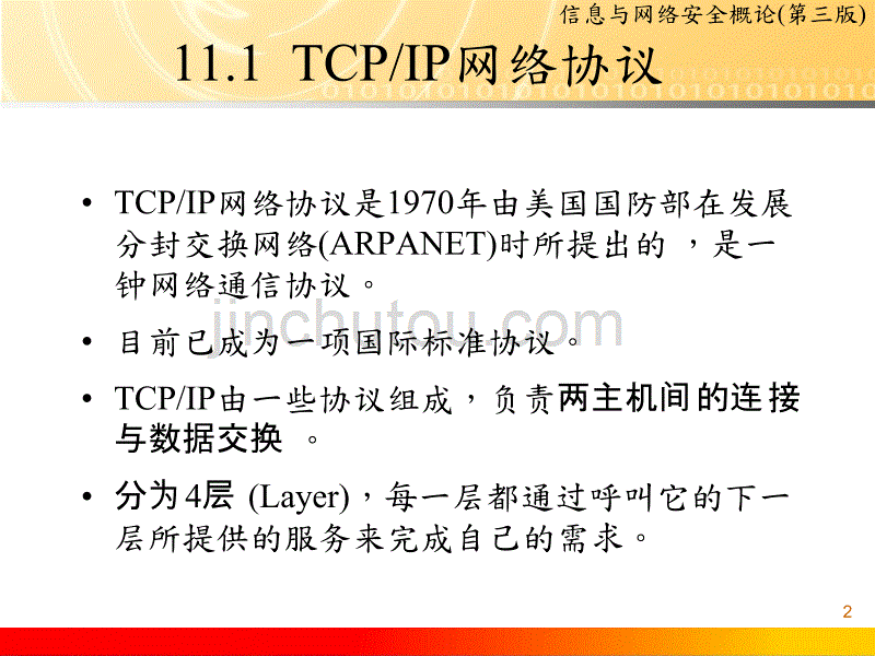 信息与网络安全概论(第三版)CHD11_网络通信协议安全(TCPIP_Security)_第2页