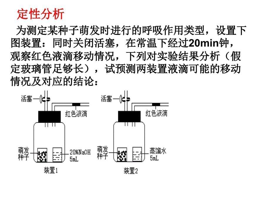 细胞呼吸和液滴移动问题讲解_第5页