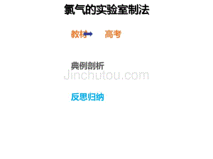 2020年高考化学一轮复习考点《4.2.2 氯气的实验室制法》